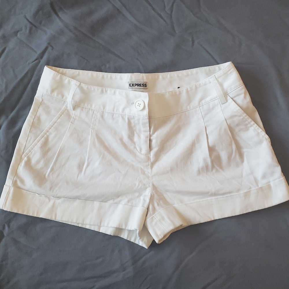 Express Shorts Dressy White Size 2